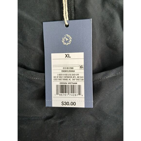 Universal Thread Dress Womens XL Black Tunic Sleeveless Summer Basic Solid NWT - Picture 3 of 9